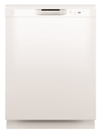 DISHWASHER, FRONT CONTROL, TALL TUB, WITH SANITIZE, DRY BOOST, 55 DBA, GE 24 IN, WHITE MAIN