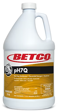 DISINFECTANT, PH7Q NEUTRAL, BETCO, LEMON SCENT, 1 GALLON, 4/CT MAIN