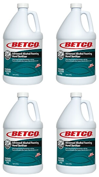 HAND SANITIZER, BETCO, ANTIBACTERIAL, FOAMING, CITRUS, 1 GALLON, 4/CT MAIN