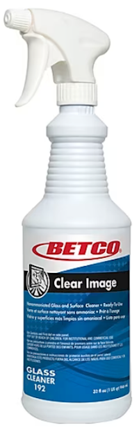 GLASS CLEANER, BETCO CLEAR IMAGE, 32 OZ., 12/CT MAIN