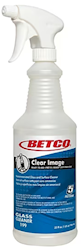 EMPTY SPRAY BOTTLES, BETCO CLEAR IMAGE, WITH TRIGGER, WHITE/BLUE, 32 OZ., 12/CT LARGE