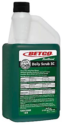 FLOOR CLEANER, BETCO DAILY SCRUB SC 6, 32 OZ., 6/CT MAIN