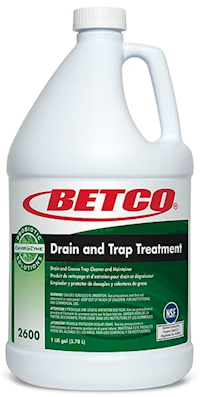 DRAIN AND TRAP CLEANER, BETCO PROBIOTIC, OCEAN SCENT, 1 GALLON BOTTLE, 4/CT MAIN