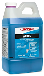 DISINFECTANT, AF315, CITRUS FLORAL SCENT, 2 LITER, 4/CT LARGE
