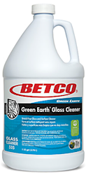 GLASS CLEANER, BETCO GREEN EARTH, 1 GALLON, 4/CT LARGE