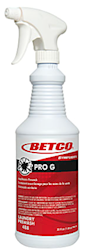 STAIN REMOVER, BETCO PRO G, HEALTHCARE PREWASH SPOTTER, COUNTRY AIR SCENT, 44.32 OZ., 6/CT LARGE