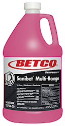 KITCHEN SANITIZER, BETCO SANIBET MULTI-RANGE, 1 GALLON, 4/CT LARGE
