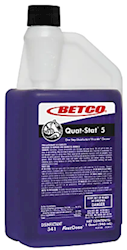DISINFECTANT, BETCO QUAT-STAT 5, CONCENTRATE, 39 OZ., LAVENDER SCENT, 6/CT LARGE