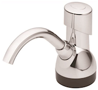 DISPENSER, COUNTER MOUNTED, RENOWN, FOAM SOAP, CHROME, CX-REFILLS, MANUAL, REN02533 MAIN