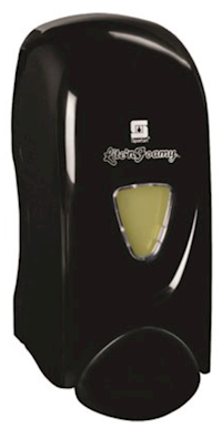 DISPENSER, SPARTAN, FOAM SOAP, BLACK, MANUAL, 1000 ML MAIN