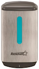 DISPENSER, RENOWN, HAND SOAP, CHROME/BLACK, AUTOMATIC, 1200 ML THUMBNAIL