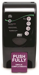 DISPENSER, FOAMING HAND SOAP, SOLOPOL GFX, HEAVY-DUTY, BLACK LARGE