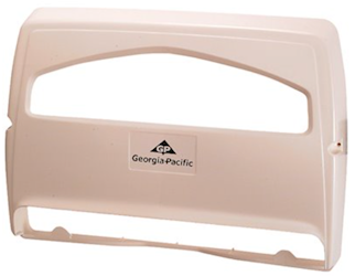 DISPENSER, TOILET SEAT COVERS, SAFE-T-GARD, WHITE, 1/EA LARGE