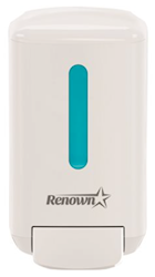 DISPENSER, FOAM HAND SOAP, RENOWN RB4, WHITE, MANUAL LARGE