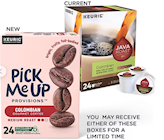 COFFEE, K-CUP PODS, MEDIUM ROAST COLOMBIAN, PICK ME UP PROVISIONS, 24/CT THUMBNAIL