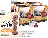 COFFEE, K-CUP PODS, LIGHT ROAST BREAKFAST BLEND, PICK ME UP PROVISIONS, 96/CT MAIN
