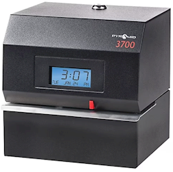Time Clock with Document Stamp  LARGE