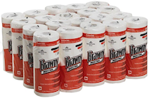 PAPER TOWELS, KITCHEN ROLLS, WHITE, BRAWNY, PERFORATED, 84 SHEETS/ROLL, 20 ROLLS/CT THUMBNAIL