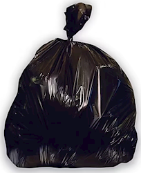 60 GALLON, 2.5 MIL, BLACK, 38" X 58", LOW DENSITY, HERITAGE, 50/CT LARGE