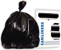 20-30 GALLON, 10 MIC, BLACK, 30" X 37", HIGH DENSITY, HERITAGE, 500/CT MAIN