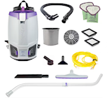 BACKPACK VACUUM, PROTEAM GOFIT 6, W/ CROSSOVER MULTI-SURFACE TELESCOPING WAND TOOL KIT THUMBNAIL