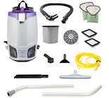 BACKPACK VACUUM, PROTEAM GOFIT 6, W/ CROSSOVER MULTI-SURFACE, TWO-PIECE WAND TOOL KIT THUMBNAIL