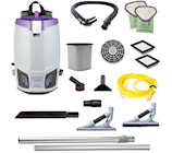 BACKPACK VACUUM, PROTEAM GOFIT 6, W/ PROBLADE HARD SURFACE & CARPET TOOL KIT THUMBNAIL