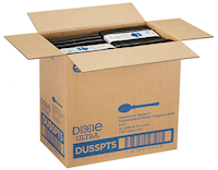 SPOONS, POLYPROPYLENE, TEA, DIXIE, SERIES-T, BLACK, 960/CT MAIN