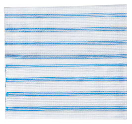 CLOTHS, MICROFIBER, RUBBERMAID, WHITE/BLUE, 600/CT LARGE