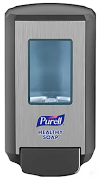 DISPENSER, HAND SOAP, PURELL CS, WALL MOUNTED, GRAPHITE MAIN