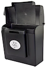 TRASH CAN, PLASTIC, HOSPECO SCENSIBLES, MATTE BLACK THUMBNAIL