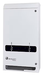 DISPENSER, EVOGEN, DUAL PAD & TAMPON DISPENSER, FREE VEND, WHITE LARGE
