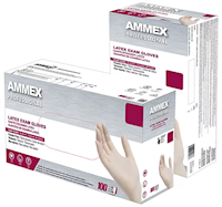 DISPOSABLE GLOVES, AMMEX, GPPFT, IVORY, LATEX, POWDER FREE, S, 1000/CT MAIN