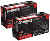 DISPOSABLE GLOVES, GLOVEWORKS, GPNB, NITRILE, BLACK, S, 1000/CT THUMBNAIL