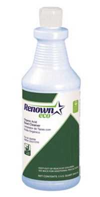 TOILET BOWL CLEANER, ECO ORGANIC ACID, RENOWN, 32OZ., 12/CT MAIN