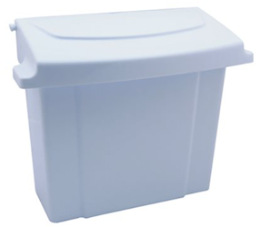 SANITARY NAPKIN DISPOSAL, APPEAL, WALL MOUNTED RECEPTACLE, WHITE LARGE