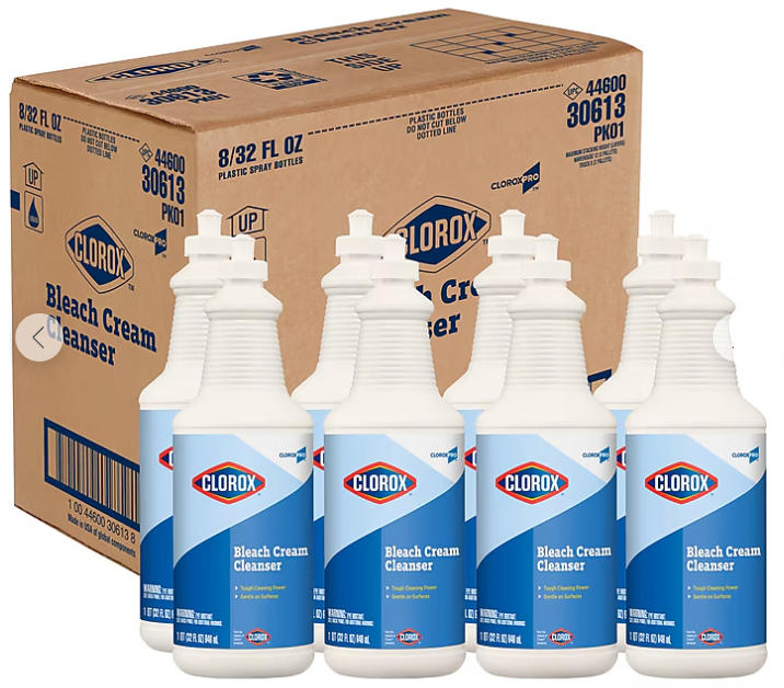 BLEACH, CREAM CLEANER, FRESH SCENT, CLOROX, 32 OZ., 8/CT THUMBNAIL