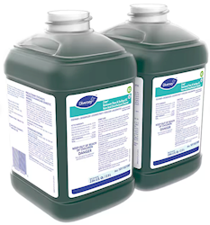 Disinfectant, Diversey Crew Restroom Floor & Surface, Non-Acid  Cleaner, J-Fill, 2.5 Liters, 2/Ct  LARGE