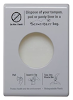 DISPENSER, SCENSIBLES, PLASTIC, STANDARD, WHITE THUMBNAIL