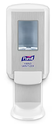 DISPENSER, HAND SANITIZER, PURELL CS4, WALL MOUNTED, WHITE LARGE