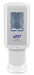 DISPENSER, HAND SANITIZER, PURELL CS6, AUTOMATIC, WALL MOUNTED, WHITE LARGE