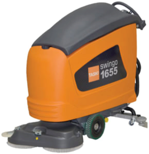 AUTO SCRUBBER, 26", LARGE, 1655 XD, PLUS INTELLITRAIL GEL BATTERY KIT LARGE