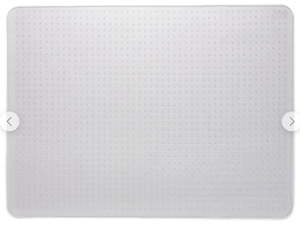 CHAIR MAT, LOW PILE, STAPLES, CLEAR, 36" X 48" LARGE