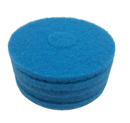 12", BLUE, CLEANING PAD, 5/CT LARGE