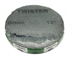 13", GREEN, FLOOR PADS, TWISTER, 3000 GRIT, 2/CT LARGE