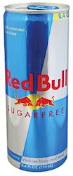ENERGY DRINKS, RED BULL, ORIGINAL, SUGAR FREE, 8.4 OZ., 24/CT LARGE