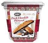 COOKIES, ITALIAN, DARK CHOCOLATE ALMOND, INDIVIDUALLY WRAPPED, 25 COOKIES/TUB THUMBNAIL