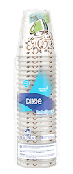 CUPS, HOT, PAPER, DIXIE, 10 OZ., 25/CT LARGE