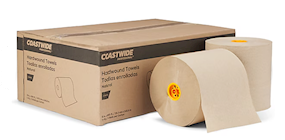 PAPER TOWEL, HARDWOUND, NATURAL, J-SERIES, 800' ROLLS, 6/CS THUMBNAIL