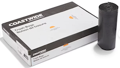 55 GALLON, 1.3 MIL, 40" X 53", LOW DENSITY, BLACK, 5/CT THUMBNAIL